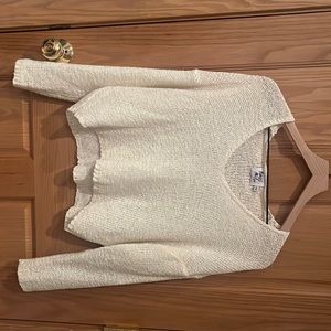 Cream sweater